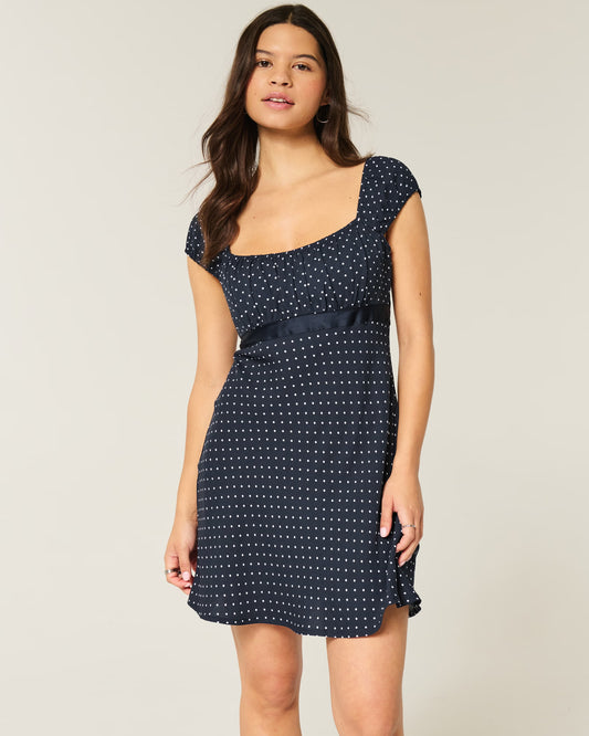 Polka Dot Mini Dress