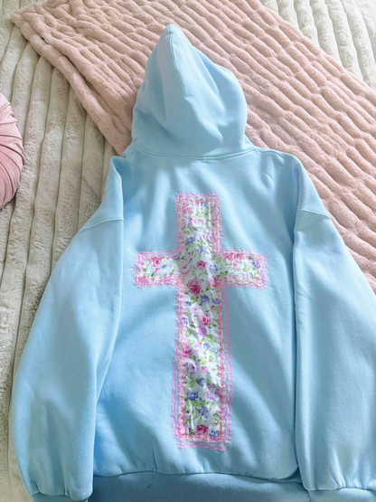 Flower Cross Hoodie