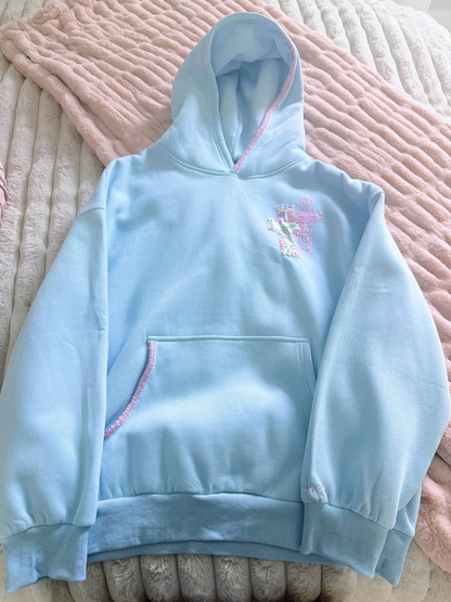 Flower Cross Hoodie
