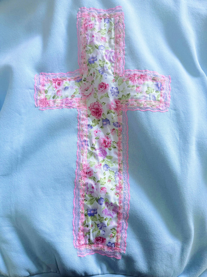 Flower Cross Hoodie