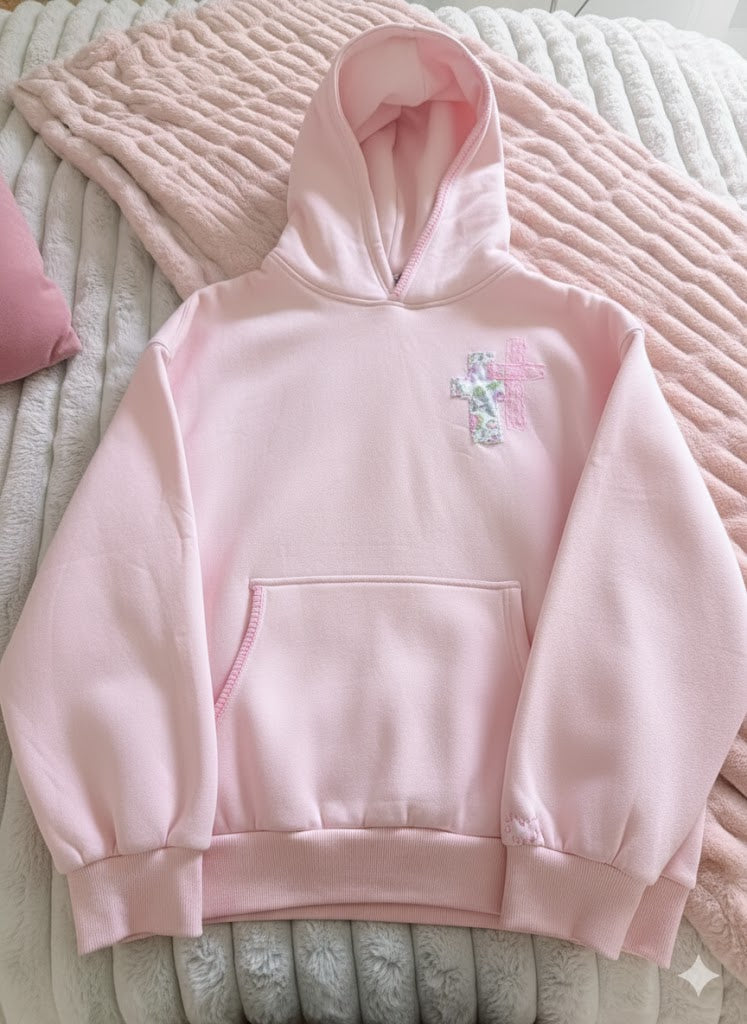 Flower Cross Hoodie